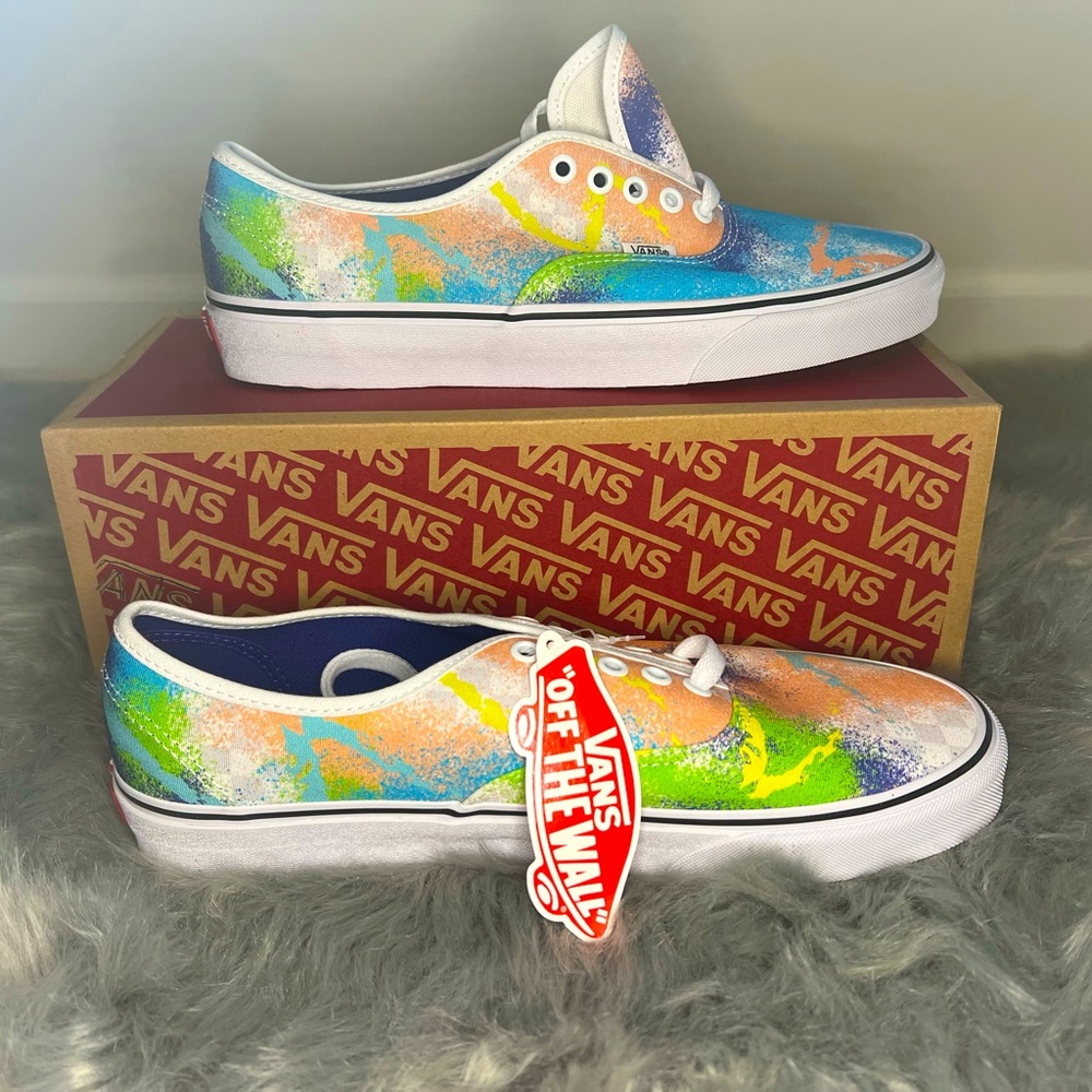 NWT Vans Authentic Canvas Skate Shoes ‘Retro Mart’ Men’s size 10